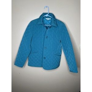 Pendleton Jacket Womens Small Blue Bomber Trucker Quilted Ladies